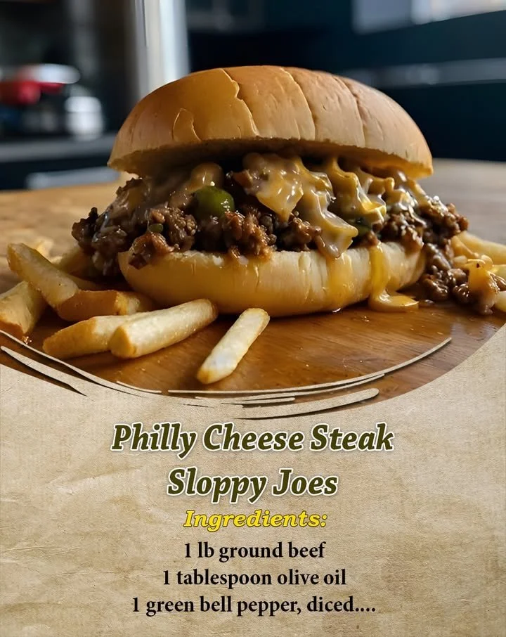 Philly Cheese Steak Sloppy Joes