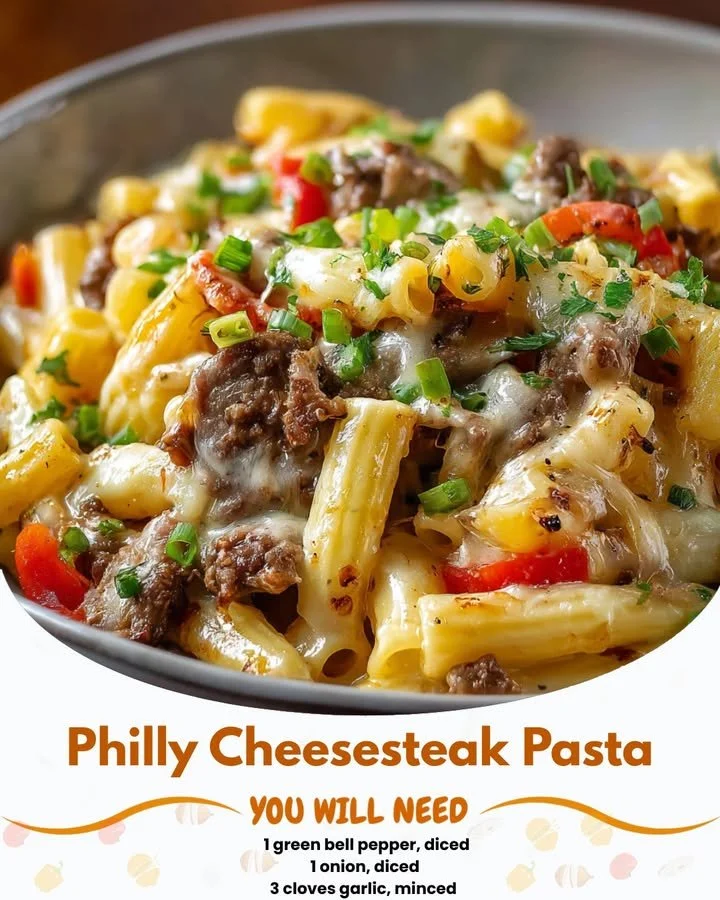 Philly Cheesesteak Pasta