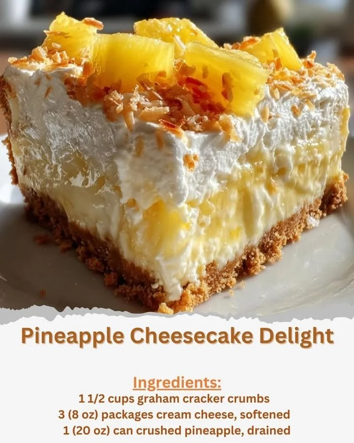 Pineapple Cheesecake Delight