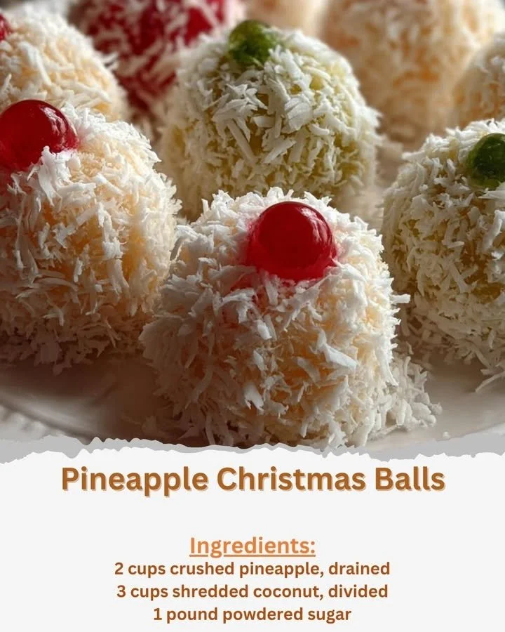 Festive Pineapple Christmas Balls for holiday decoration and treats