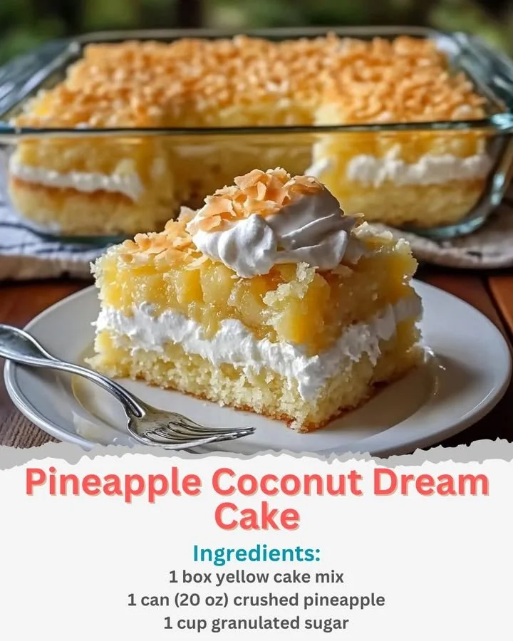 Pineapple Coconut Dream Cake