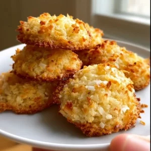 Delicious homemade pineapple cookies on a plate