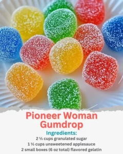 Pioneer Woman's colorful gumdrop dessert recipe