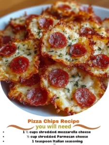 Deliciously crispy pizza chips for a perfect snack experience