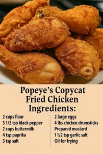 Crispy CopyCat Fried Chicken inspired by Popeye's recipe