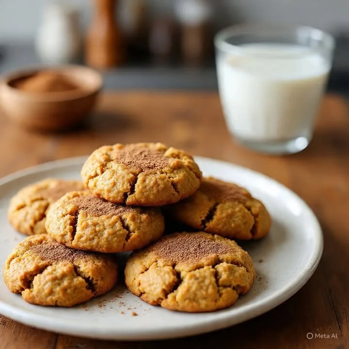 Pumpkin Oatmeal Cookies with Cinnamon