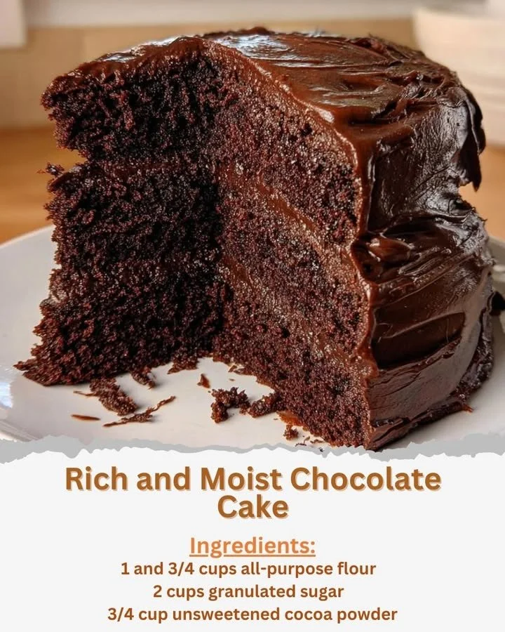 Rich and Moist Chocolate Cake