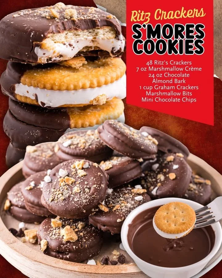 Ritz Cracker S'mores Cookies