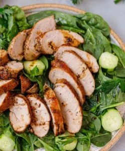 Juicy and flavorful roasted pork tenderloin served on a platter.