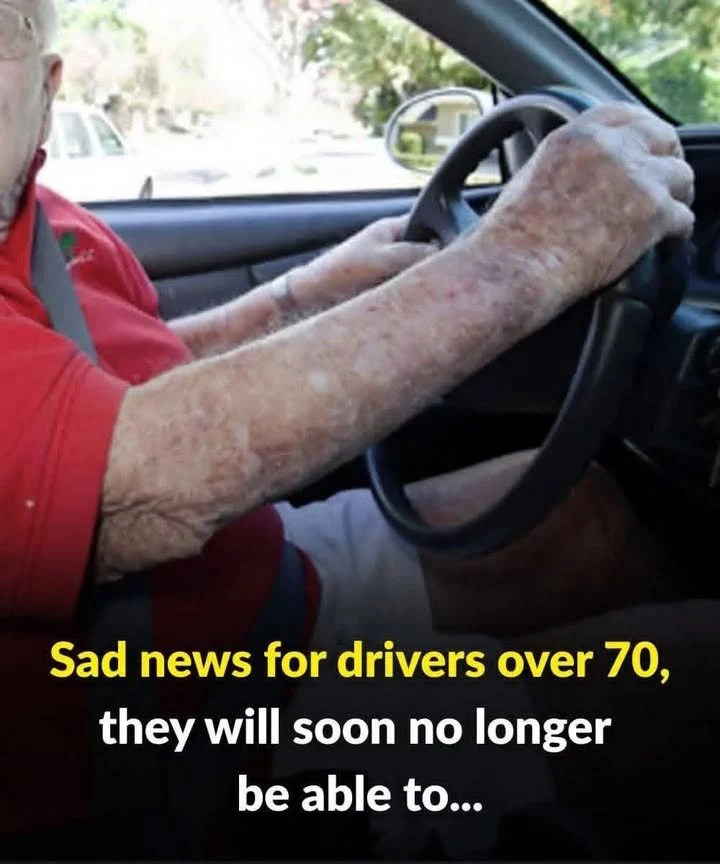 Sad news for drivers over 70, they will soon no longer be able to... Check 1st comment.