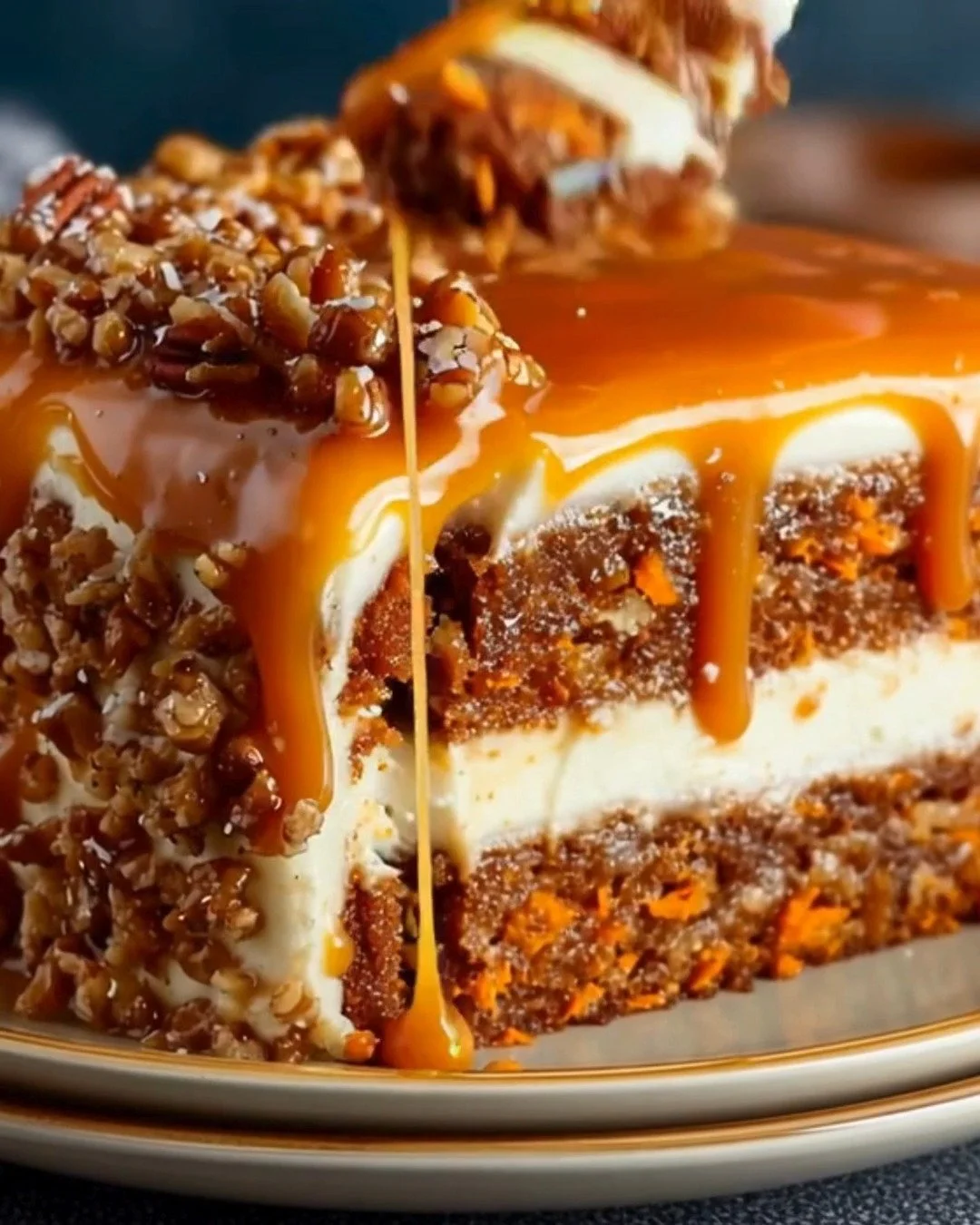 Salted Caramel Carrot Dream Cake