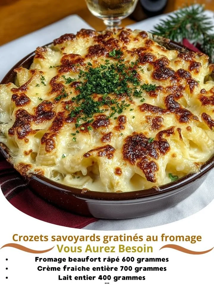 Savoyard Crozets Gratinated with Cheese