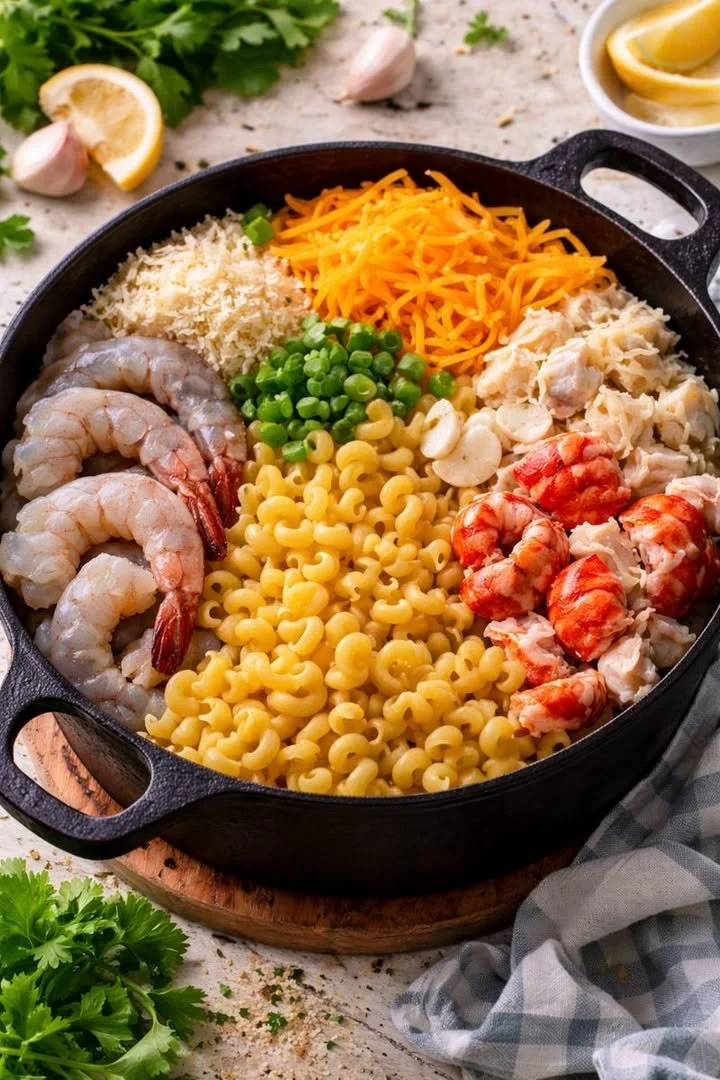 Seafood Mac and Cheese