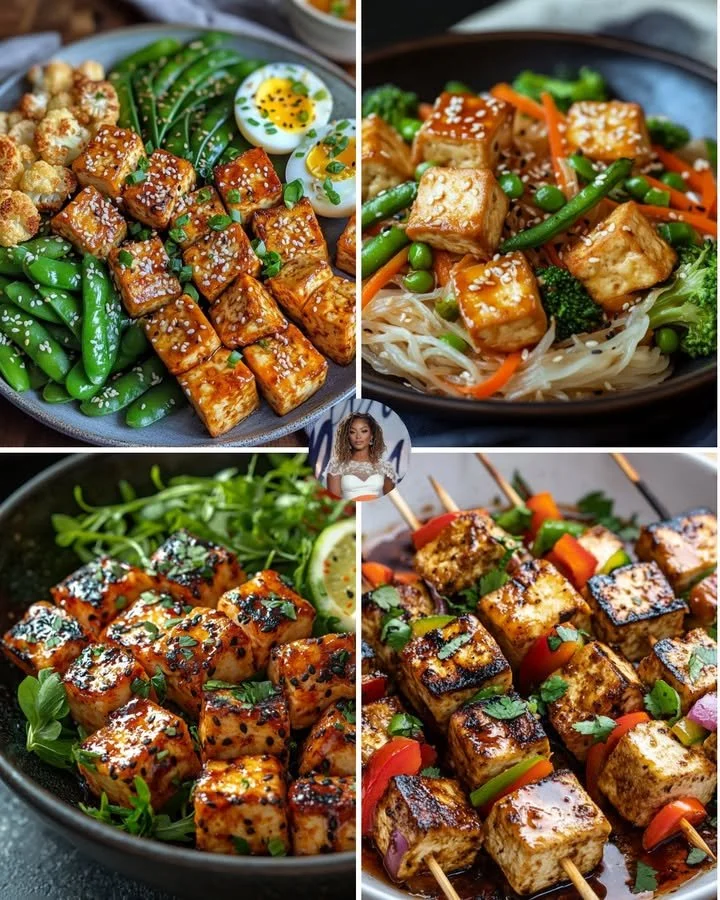 Sesame Ginger Tofu & Roasted Cauliflower