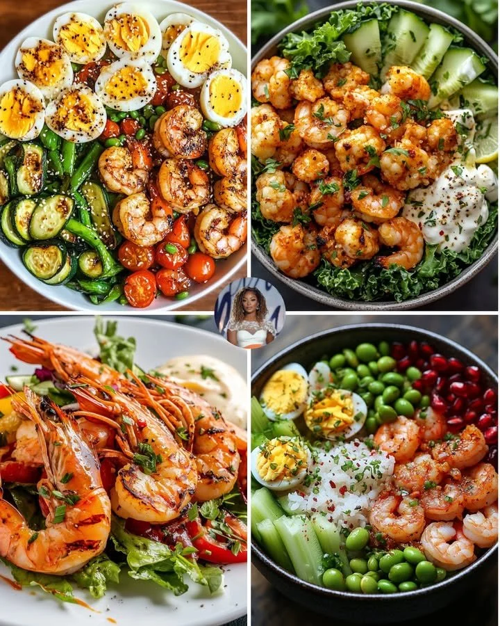 Sesame Shrimp & Roasted Zucchini