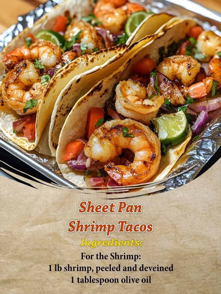 Sheet Pan Shrimp Tacos