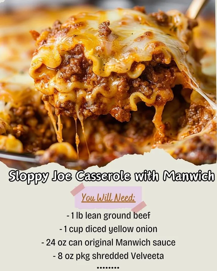 Sloppy Joe Casserole with Manwich