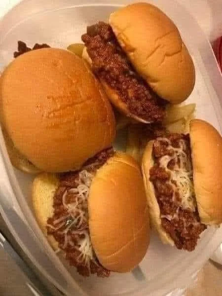 Delicious homemade Sloppy Joe sandwich served on a plate