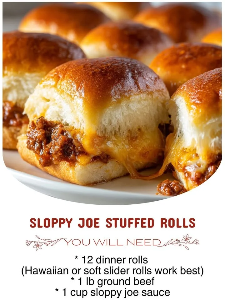 Sloppy Joe Stuffed Rolls