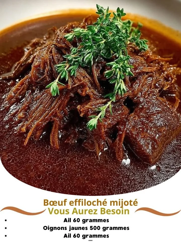 Delicious slow-cooked shredded beef served in a bowl with toppings.