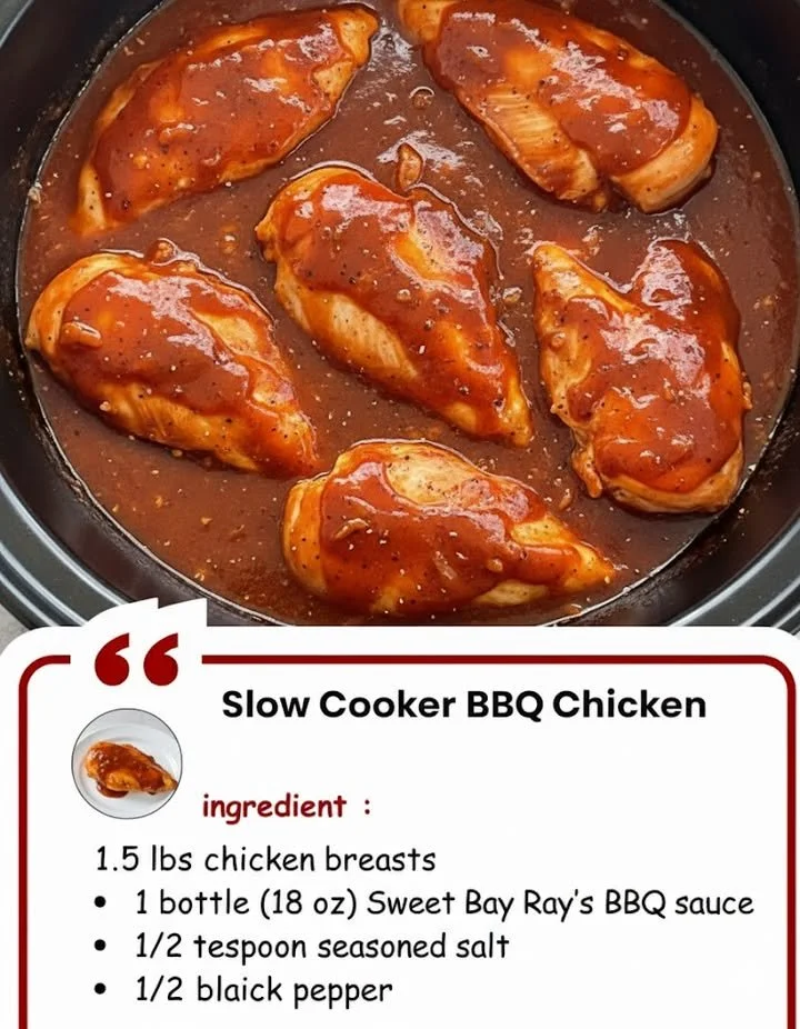 Slow Cooker BBQ Chicken