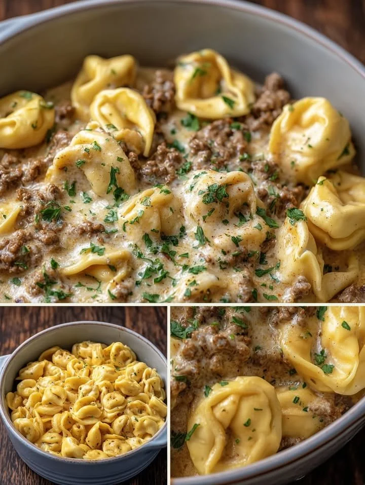 Delicious slow cooker creamy ranch beef served in a bowl with herbs