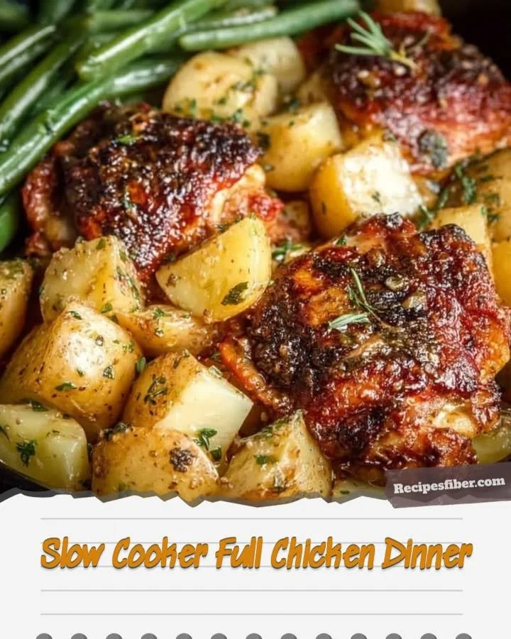 Slow Cooker Full Chicken Dinner