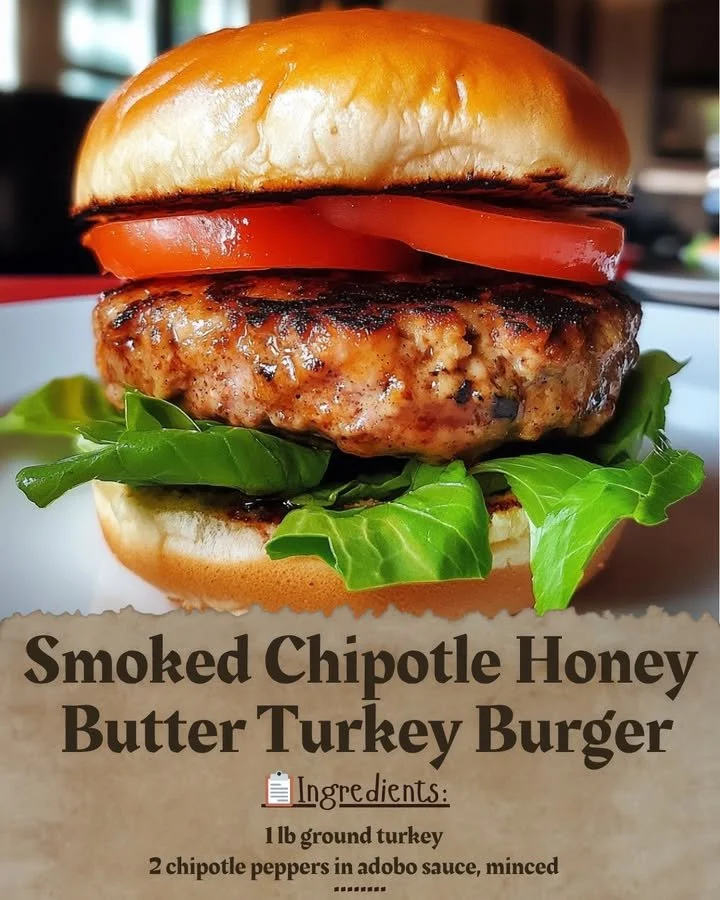 Smoked Chipotle Honey Butter Turkey Burger