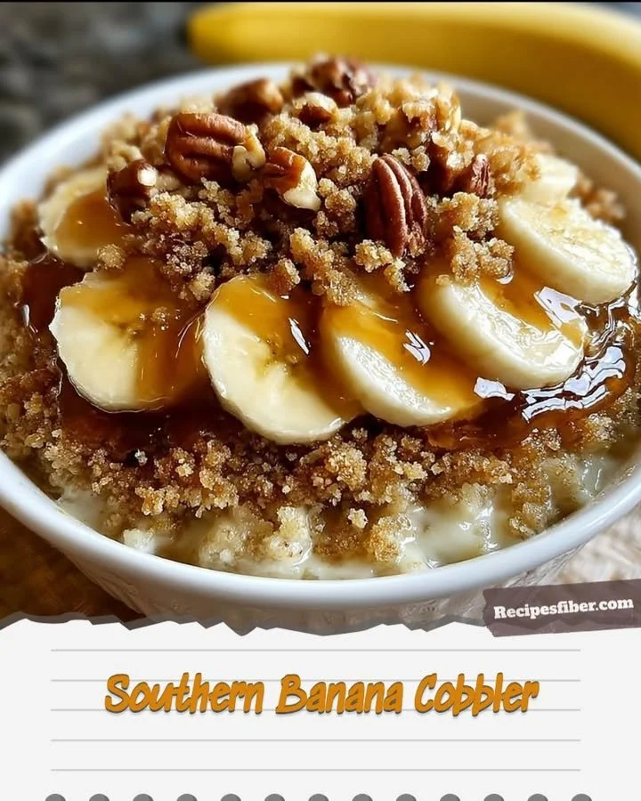 Southern Banana Cobbler