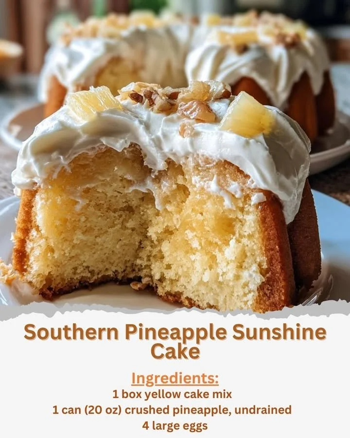 Southern Pineapple Sunshine Cake
