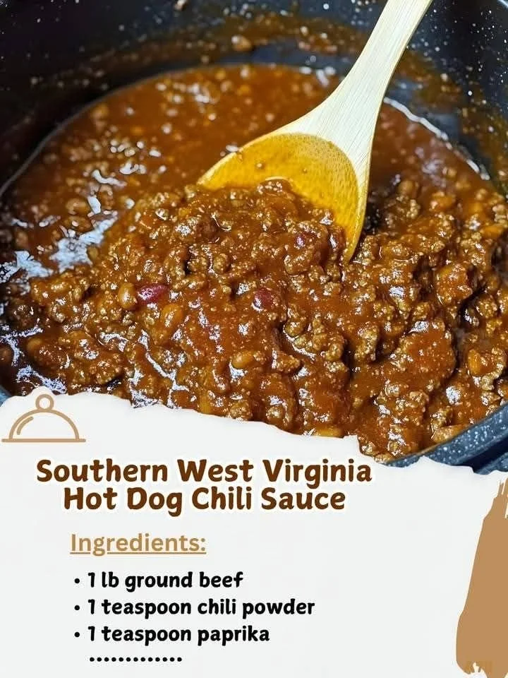 Southern West Virginia Hot Dog Chili Sauce