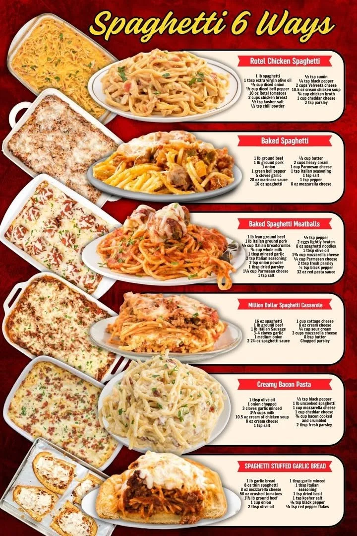 A plate of spaghetti with fresh ingredients and various sauces, showcasing different recipes.