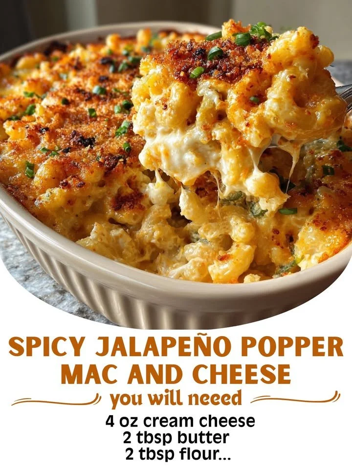 Spicy Jalapeño Popper Mac and Cheese