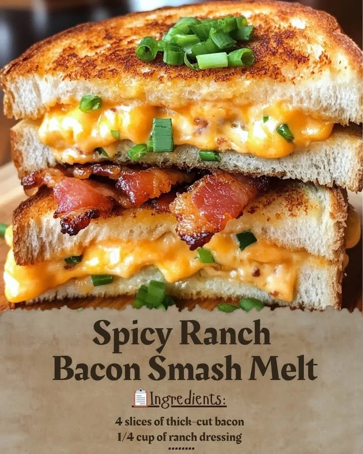 Spicy Ranch Bacon Smash Melt