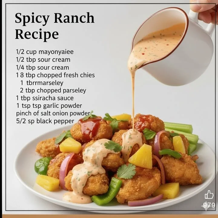 Spicy Ranch Sauce (Creamy & Addictive)