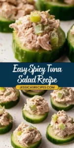 Delicious spicy tuna salad in a bowl with fresh ingredients