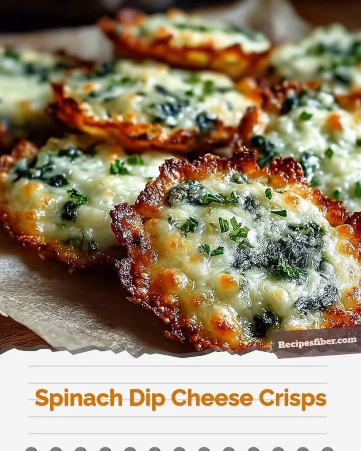 Cheesy spinach dip crisps served on a platter with fresh vegetables