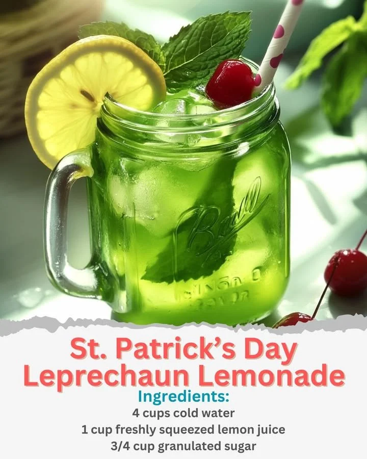 St. Patrick’s Day Leprechaun Lemonade