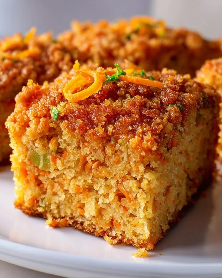 Sunshine Carrot-Apple Orange Traybake