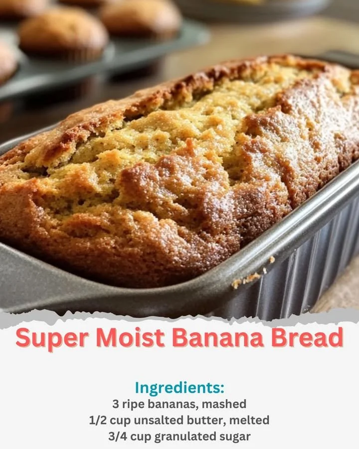 Super Moist Banana Bread