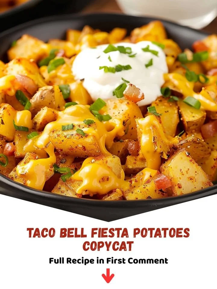 Delicious Taco Bell fiesta potatoes copycat recipe on a plate