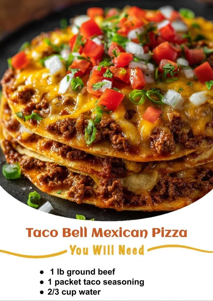 Taco Bell Mexican Pizza Copycat