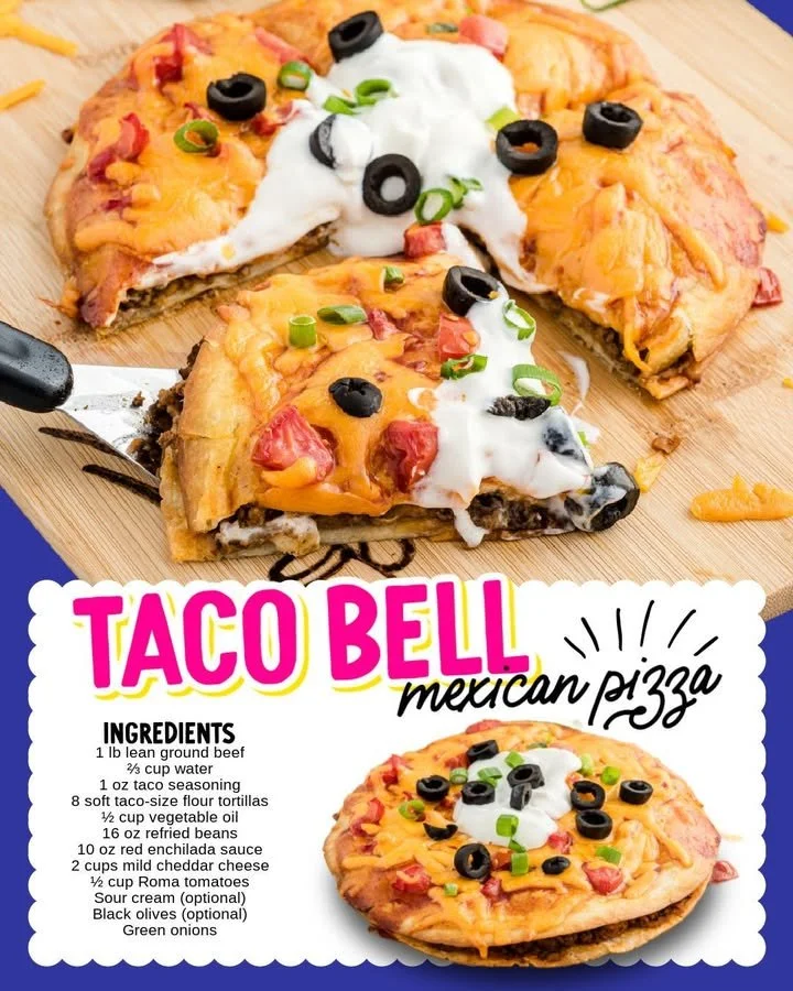 Taco Bell Mexican Pizza Copycat