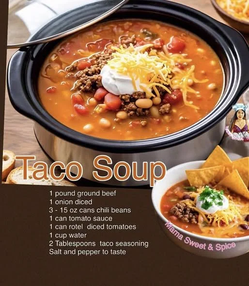 Taco Soup in Slow Cooker
