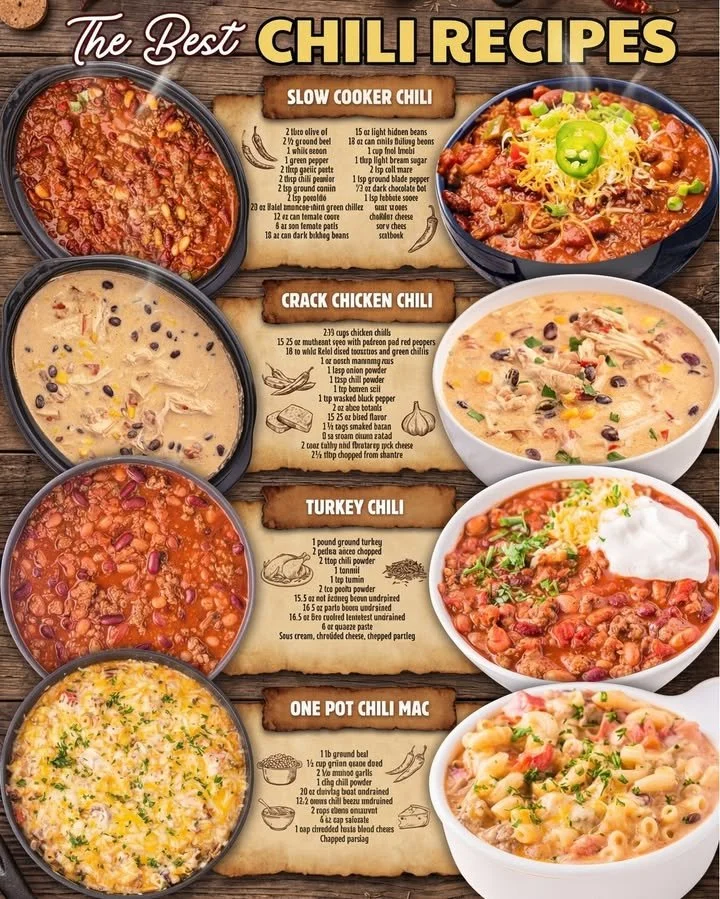 Delicious bowl of the best chili recipes with spices and toppings