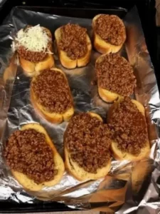 Delicious Texas Toast Sloppy Joe served on crispy Texas toast