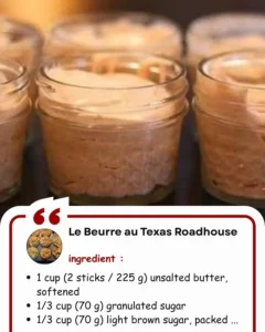 Delicious butter served at Texas Roadhouse with warm rolls
