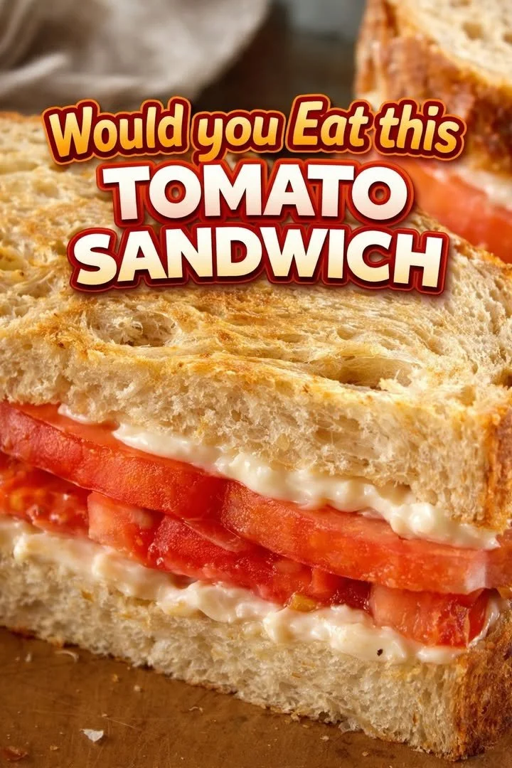Delicious tomato sandwich made with fresh ingredients and artisan bread