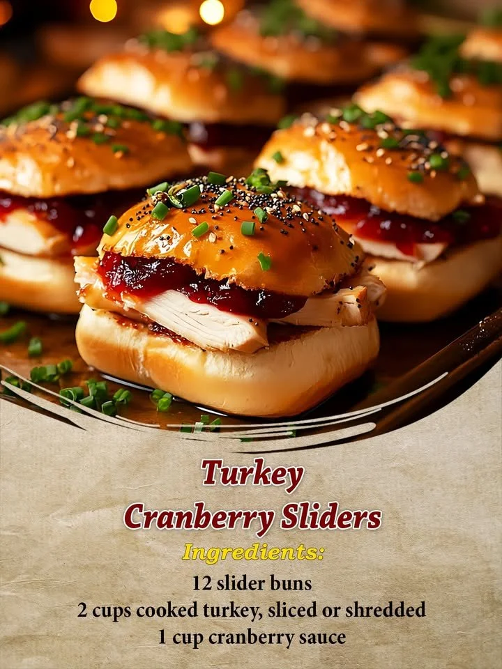 Turkey Cranberry Sliders