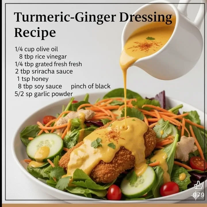 Turmeric-Ginger Dressing (Golden, Zesty & Healing)
